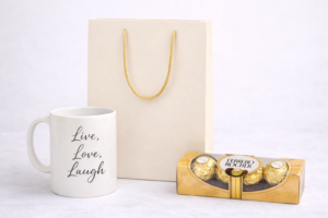 Mug + Chocolate Combo In Gift Bag