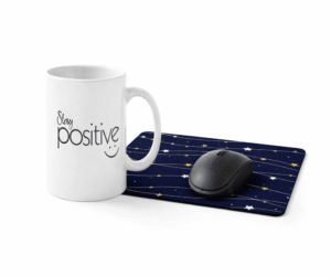 Mug+mouse pad combo