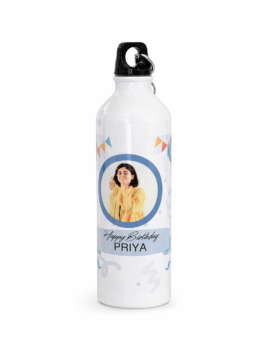 White Custom Print Bottle