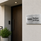 Home name plate 3
