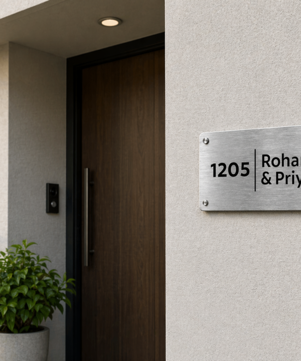 Home name plate 3