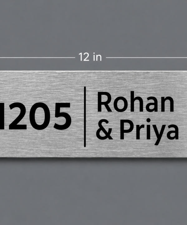 Home name plate