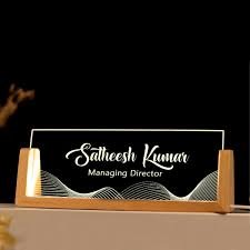Personalized LED Acrylic Name Plate