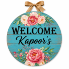 Round name board 1