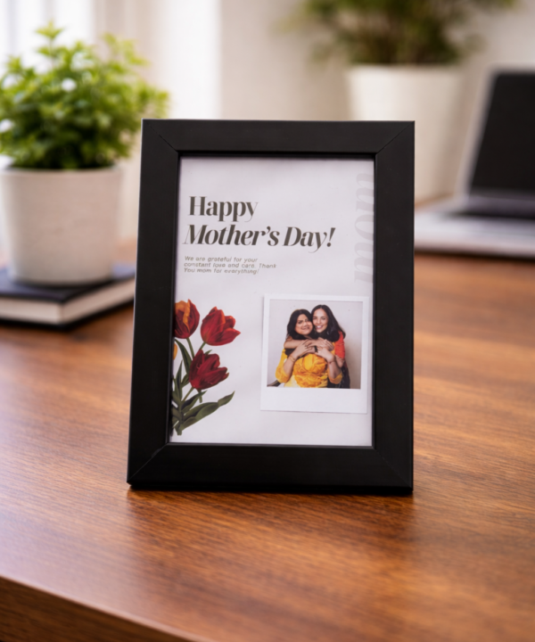 black photo frame