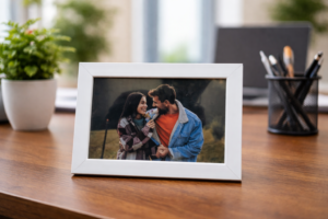 Personalised Wooden Table Top Photo Frame 4x6