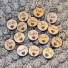 round keychain