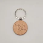 wooden keychain