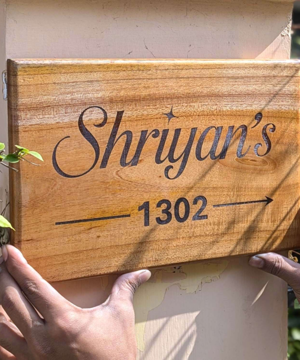 wooden name